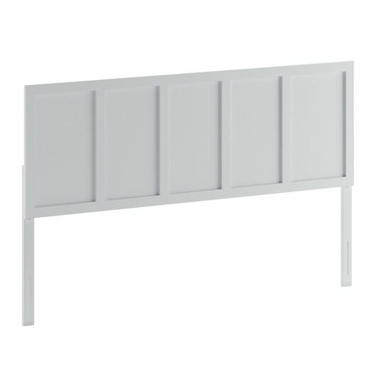 Merrick Lane Grady Raised Panel Wooden Adjustable Headboard Only